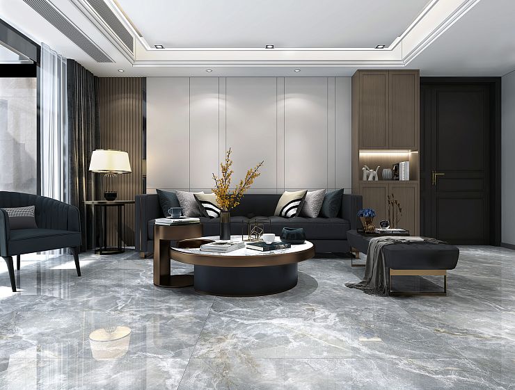 Global Tile, Блеск серебра, Керамогранит, 60x120, Полированная, Оникс Legend