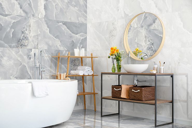 Global Tile, Керамогранит, 60x120, 60x60, Полированная, Оникс Glissando
