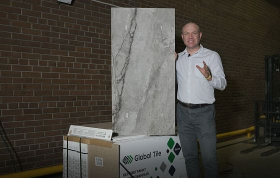 Полированный керамогранит Global Tile 60х120 | Ищем 12 окон Mystic Grey