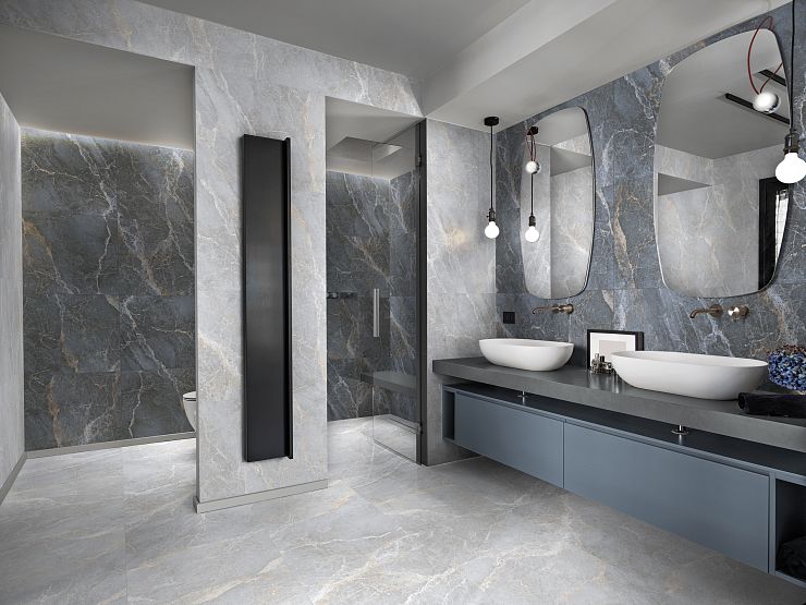 Global Tile, Карвинг, Керамогранит, 60x120, Матовая, Мрамор Spanito