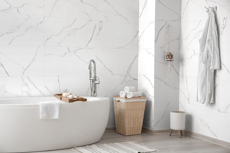 Global Tile, Керамогранит, 40x80, Матовая, Мрамор Marmoles