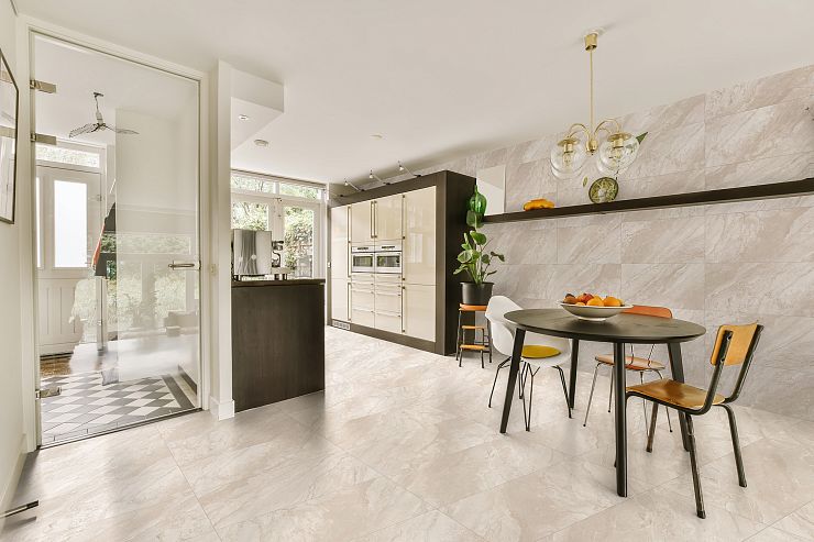 Global Tile, Антискользящая R11+Sugar, Керамогранит, 40x80, Матовая, Мрамор Segovia