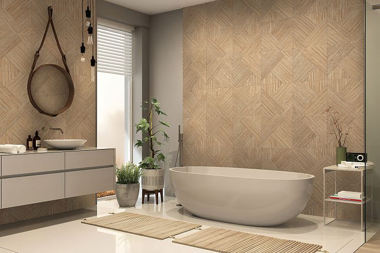 Global Tile, Рельеф, Керамогранит, 40x80, Матовая, Дерево Somerset