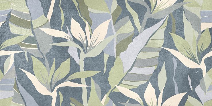 GT244VG Настенная плита Dominica_GT Син. 30x60 тропики_ 1\58,32